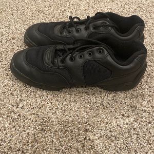 Black dance shoes